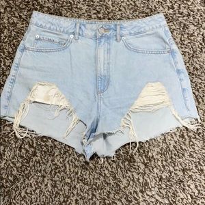 Garage denim festival shorts